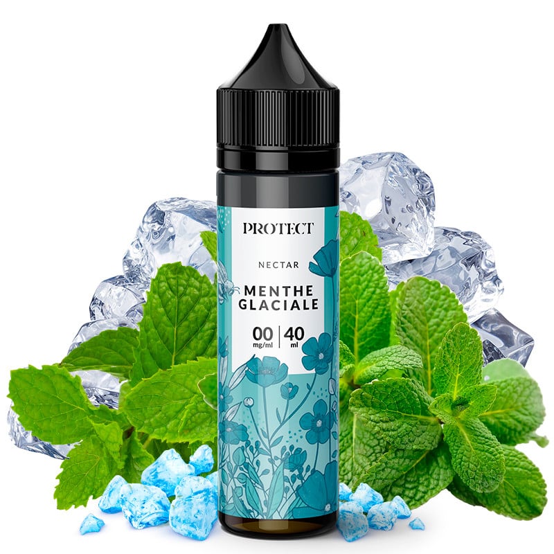 E-liquide goût menthe glaciale format 40 ml par Protect