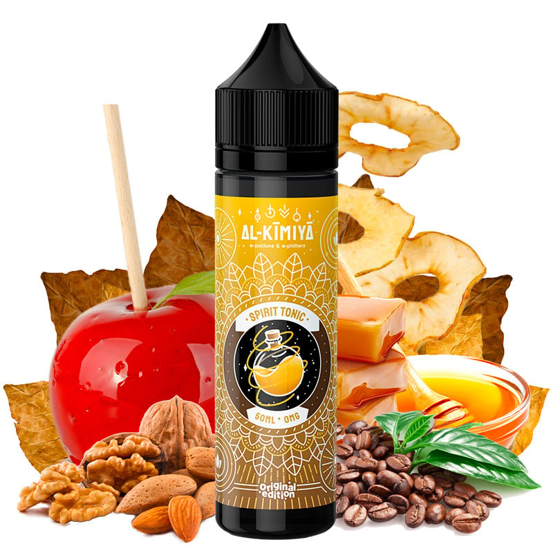 E-Liquid Spirit Tonic (Classic, Kaffee, Nüsse & Apfel) - Al-Kimiya | 50 ml "Shortfill 60 ml"