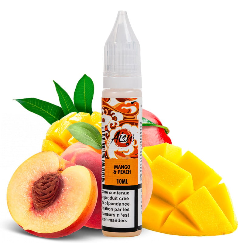 E-liquid Mango & Peach 10 ml - Nicotine Salts - Aisu