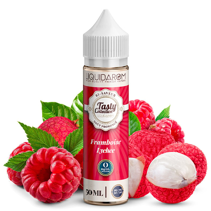 E-Liquid Himbeere Litschi - Tasty by LiquidArom | 50 ml "Shortfill 70 ml"