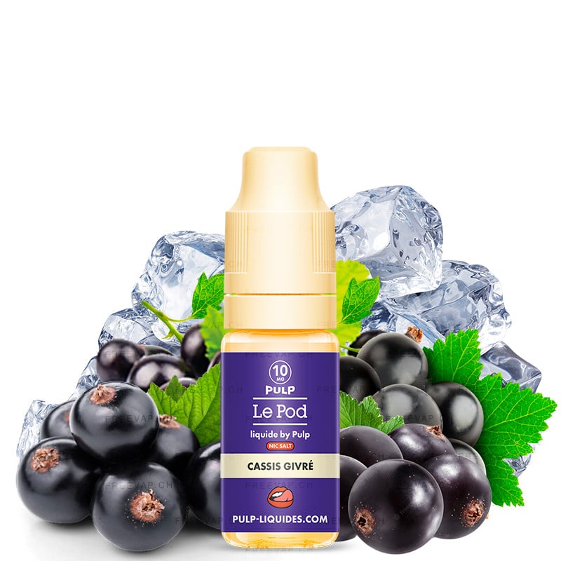 E-Liquid Cassis Givré (Schwarze Johannisbeere & Ice) - Nikotinsalz - Le POD by Pulp | 10 ml