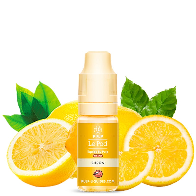 E-liquid Lemon - Nic salts - Le POD Pulp 10 ml