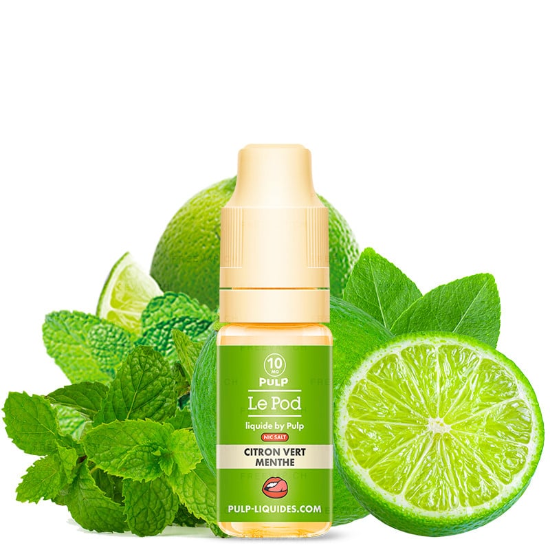 E-liquid Lime Mint - Nic salts - Le POD Pulp 10 ml