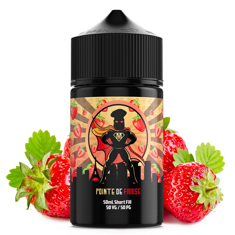 E-Liquid Pointe de Fraise (Erdbeere) - Super Mukk by Mukk Mukk | 50ml "Shortfill 75ml"