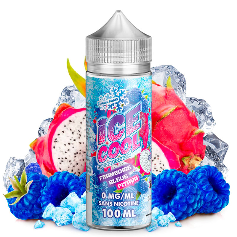 E-Liquid Blaue Himbeere Pitaya - Ice Cool by LiquidArom | 100ml "Shortfill 120 ml"