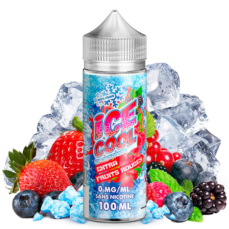 E-Liquid Extra Rote Früchte - Ice Cool by LiquidArom | 100ml "Shortfill 120 ml"