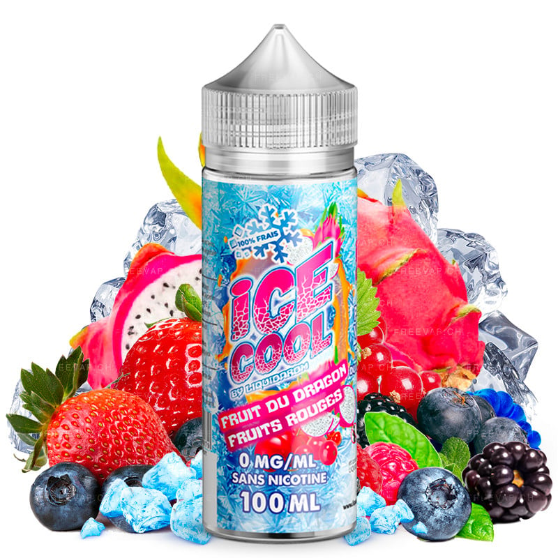 Eliquide goût Fruit du dragon et fruits rouges - Ice Cool by Liquidarom 100 ml