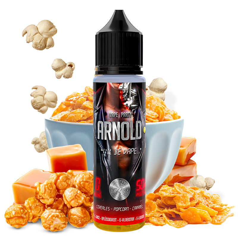 Karamellisiertes Popcorn und Cornflakes E-Liquid Arnold Swoke 50ml