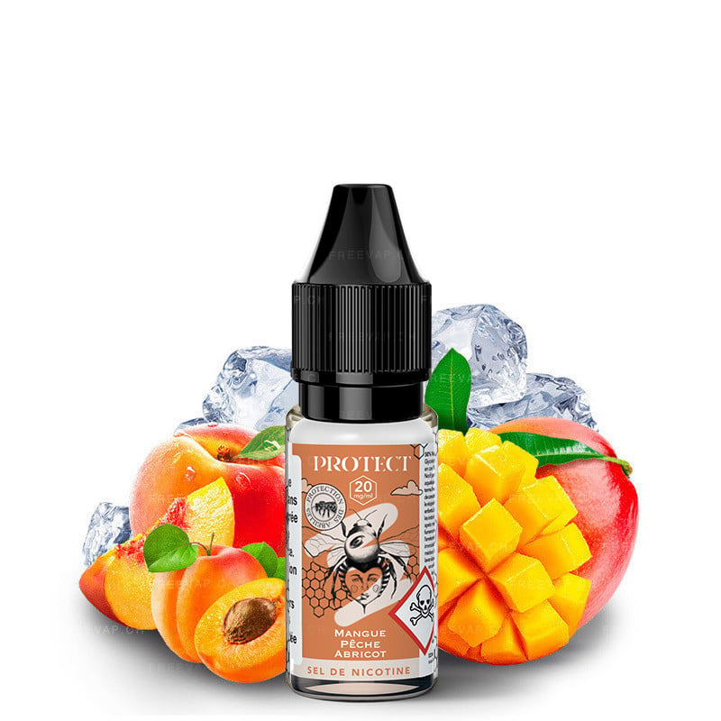 E-Liquid Mango Pfirsich Aprikose - Nikotinsalz - Protect | 10ml