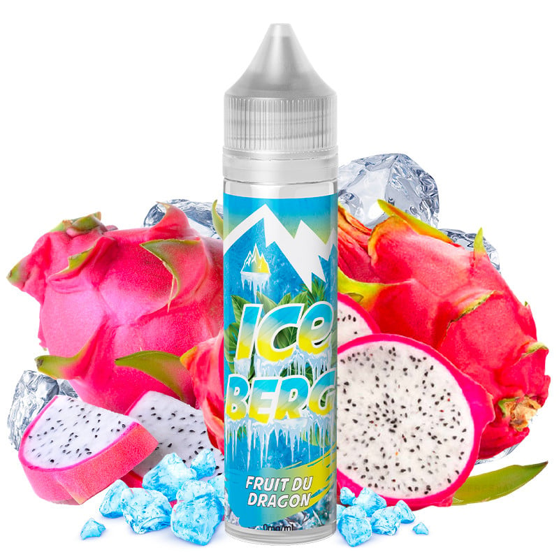 E-liquide frais et fruité grand format 50 ml - Fruit du dragon Iceberg par O'Jlab