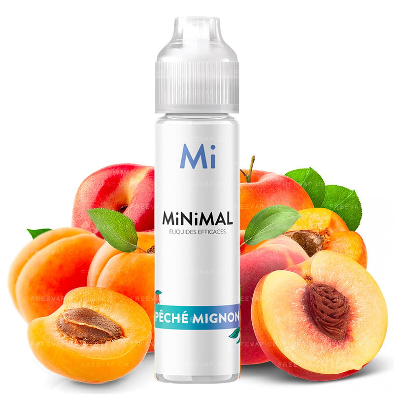 E-liquide Pêché Mignon Minimal par Fuu - Grand format 50 ml