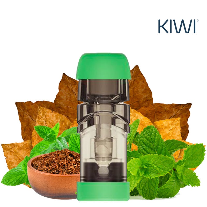 Cartouche Kiwi Pod Mint Tobacco saveur classique mentholé