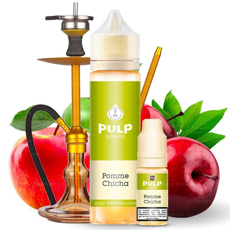 E-liquid Pulp Apple Shisha - Pack 60 ml 3 mg/ml