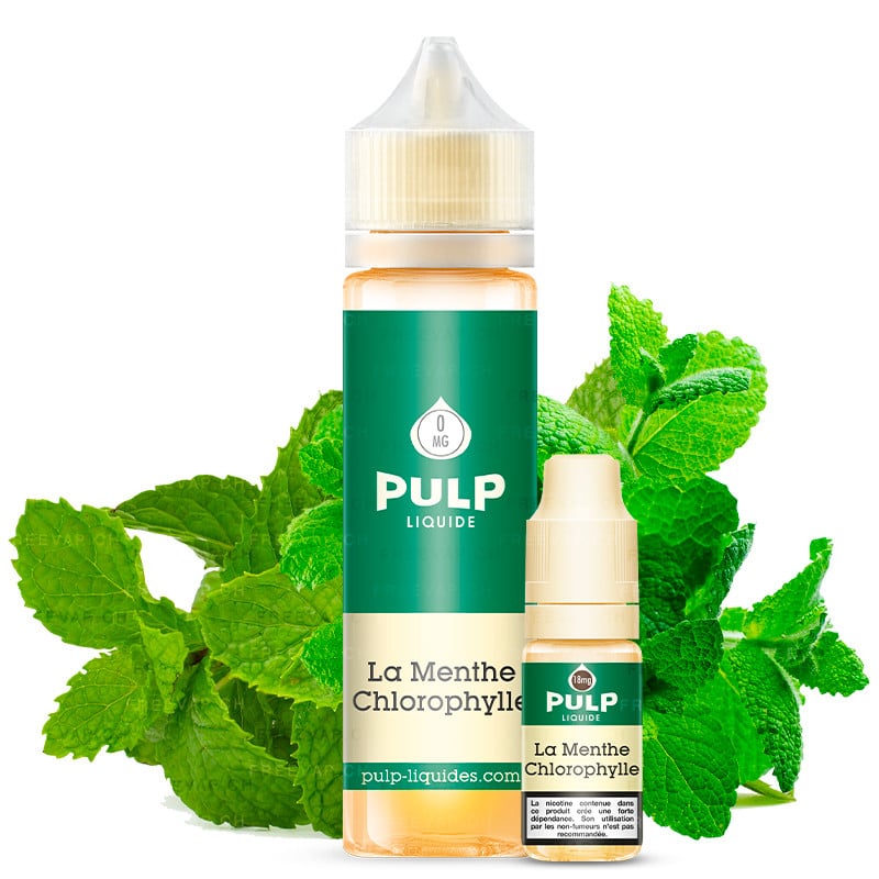 E-liquid Pulp Mint Chlorophyll - Pack 60 ml 3 mg/ml