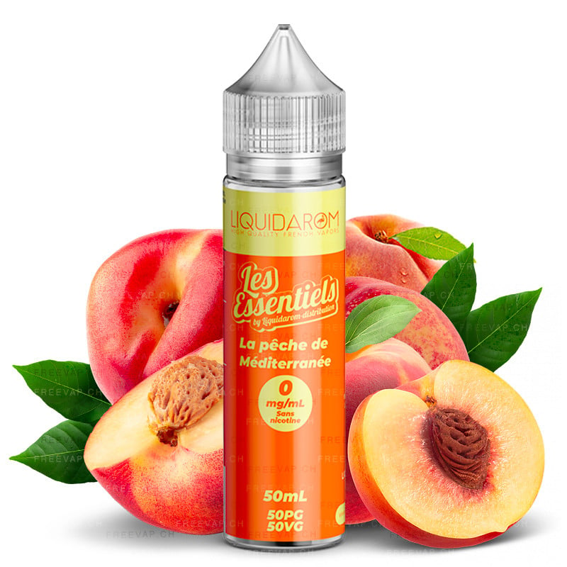 50 ml Peach flavored e-liquid - Les essentiels by Liquidarom