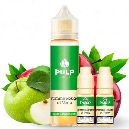 Roter und Grüner Apfel - Pulp | 60 ml mit Nikotin