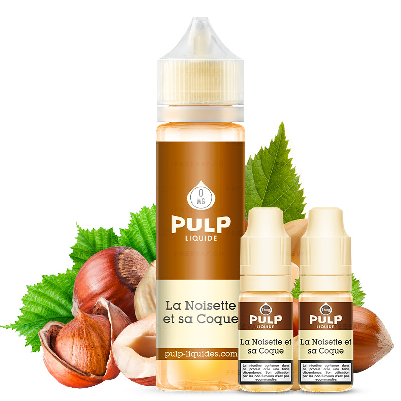 E liquid The hazelnut and its shell 60 ml pack FREEVAP