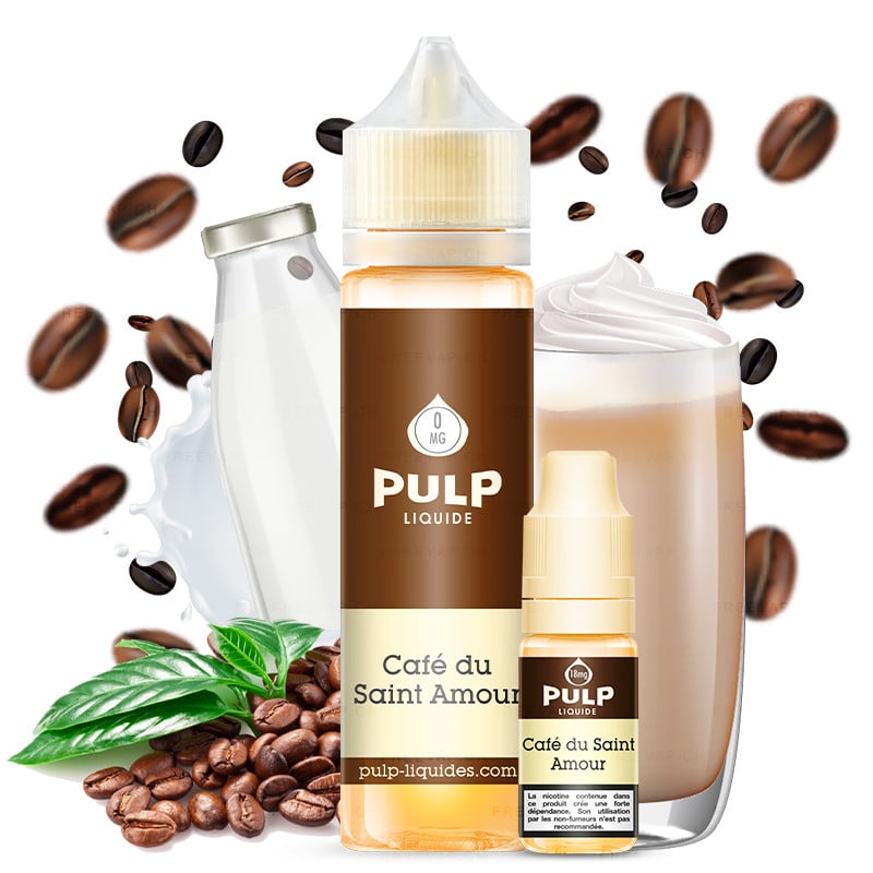 E-Liquid Café du Saint Amour (Kaffee & Milch) von Pulp