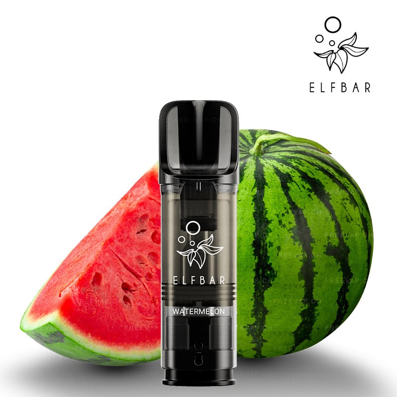 Pack of 2 Elfa Pro cartridges - watermelon flavour - Elf Bar