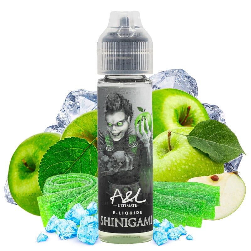 E-liquide saveur bonbon acidulé à la pomme - Shinigami A&L Ultimate