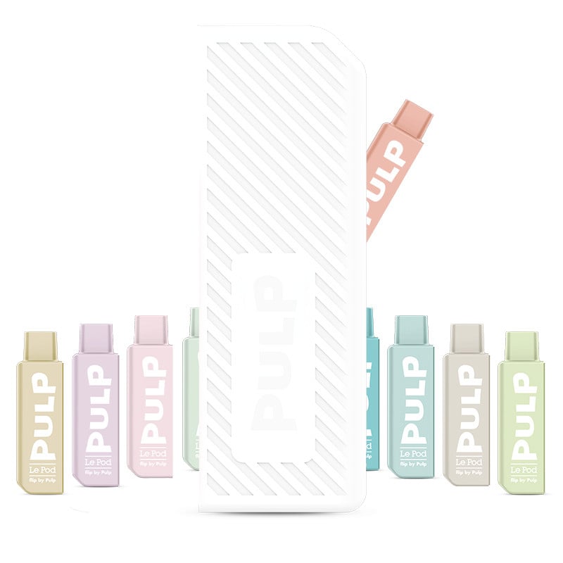 Le Pod Flip By Pulp Battery - White