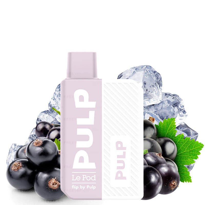 Starter Kit Le Pod Flip By Pulp - Cassis Givré 10 mg/ml ou 20 mg/ml de sels de nicotine