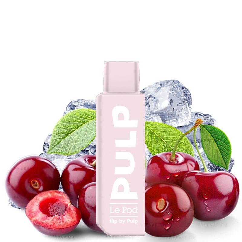 Cartouche Le Pod Flip By Pulp - Cerise Glacée 0mg/ml, 10 mg/ml ou 20 mg/ml de sels de nicotine