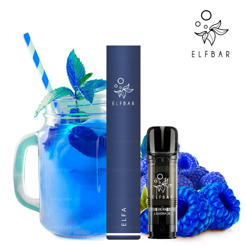 Elfa Pro Starter Kit Blue Razz Lemonade flavor