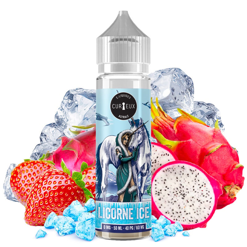 E-liquide Licorne Ice 50 ml par Curieux