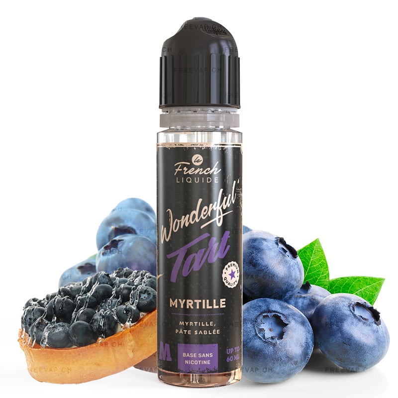 E-Liquid Heidelbeere - Wonderful Tart 60 ml mit Nikotin