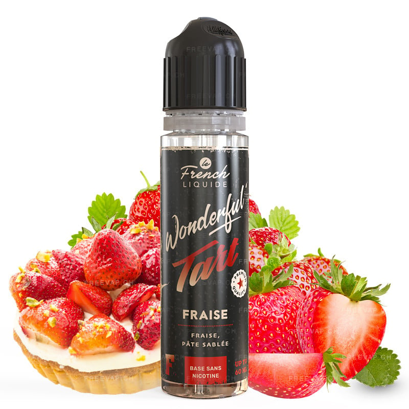 E-Liquid Erdbeere von Wonderful Tart by Le French Liquide