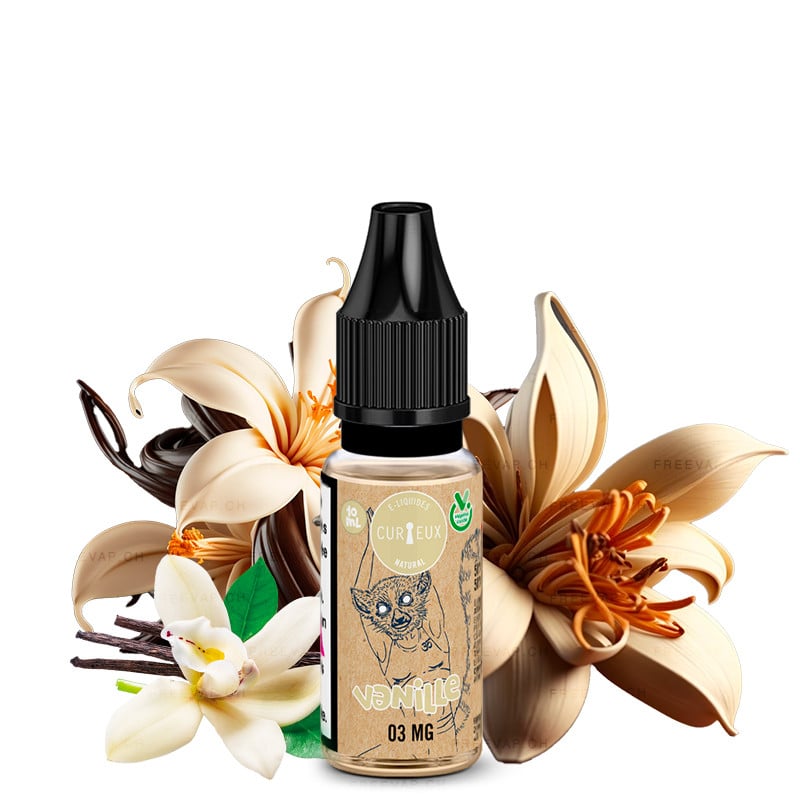 E-Liquide Vanille10 ml Édition Natural par Curieux