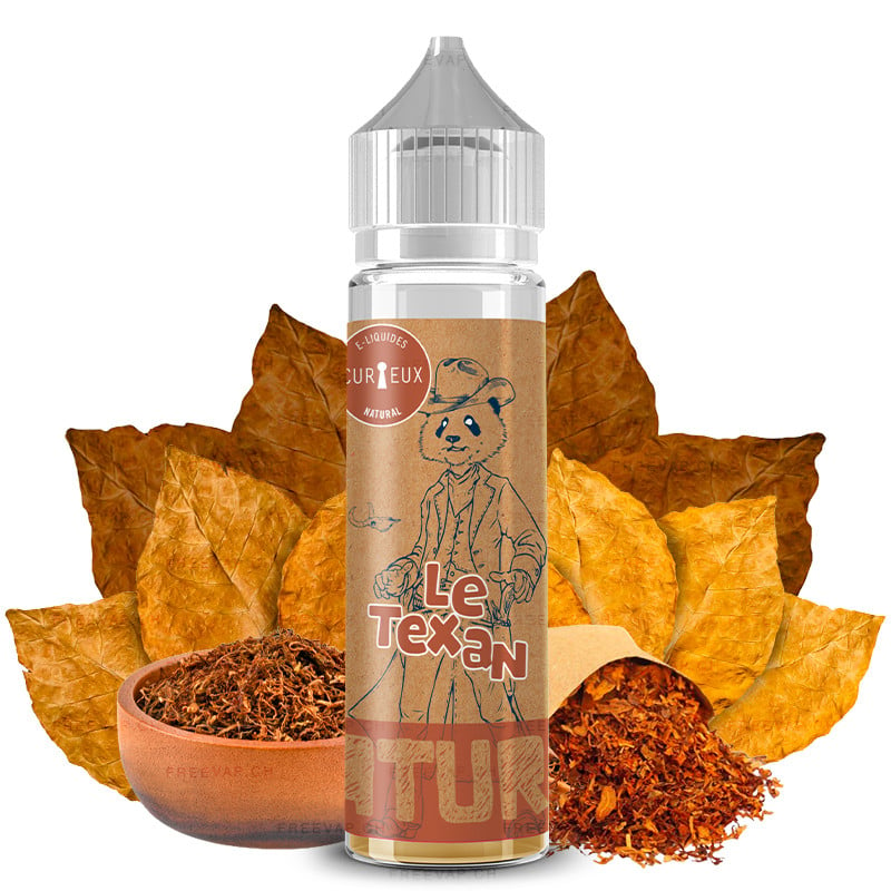 E-Liquide Le Texan 50 ml Édition Natural par Curieux