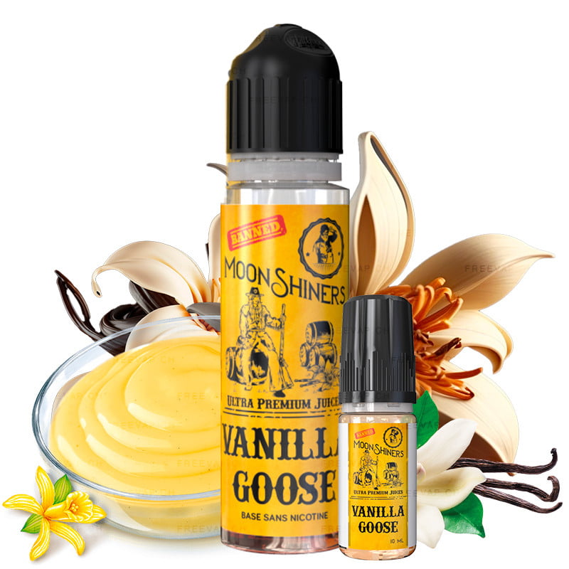 E-Liquid Vanilla Goose Moonshiners 60 ml Pack 3 mg