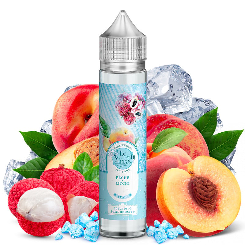 50 ml E-Liquid Pfirsich Litschi Fresh - Le Petit Verger by Savourea