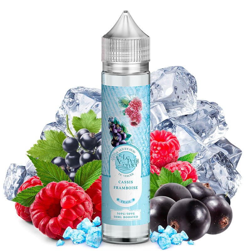 50 ml E-Liquid Cassis Himbeere Fresh von Le Petit Verger by Savourea