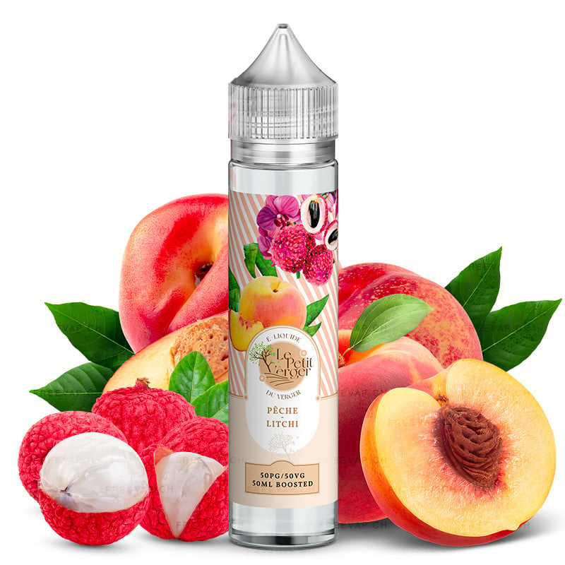 E-liquide Pêche Litchi - Le Petit Verger 50 ml