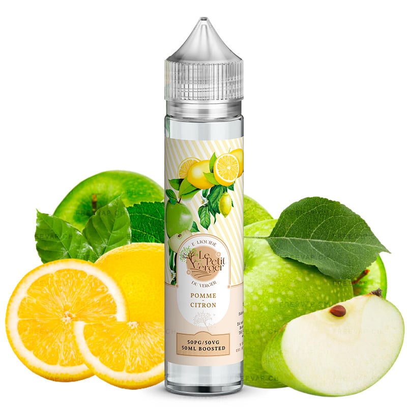 E-Liquid Apfel Zitrone - Shortfill Format - Le Petit Verger by Savourea | 50ml