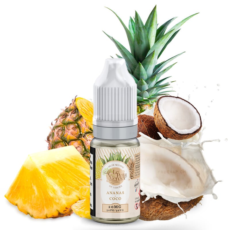 Nikotinsalz E-liquid Ananas Coco von Le Petit Verger