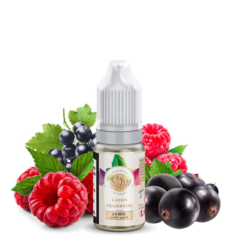 E-liquid Blackcurrant Raspberry - Nicotine salts - Le Petit Verger