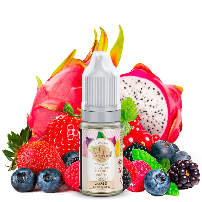 Nikotinsalz-E-Liquid Drachenfrucht Rote Früchte von Le Petit Verger