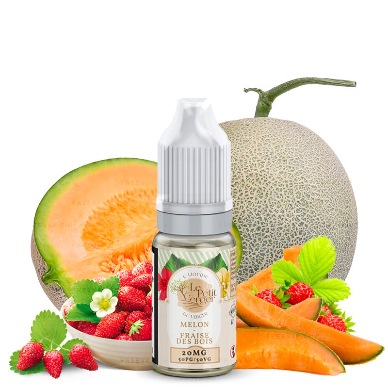 E-liquide Melon Fraise des Bois - Sels de nicotine - Le Petit Verger