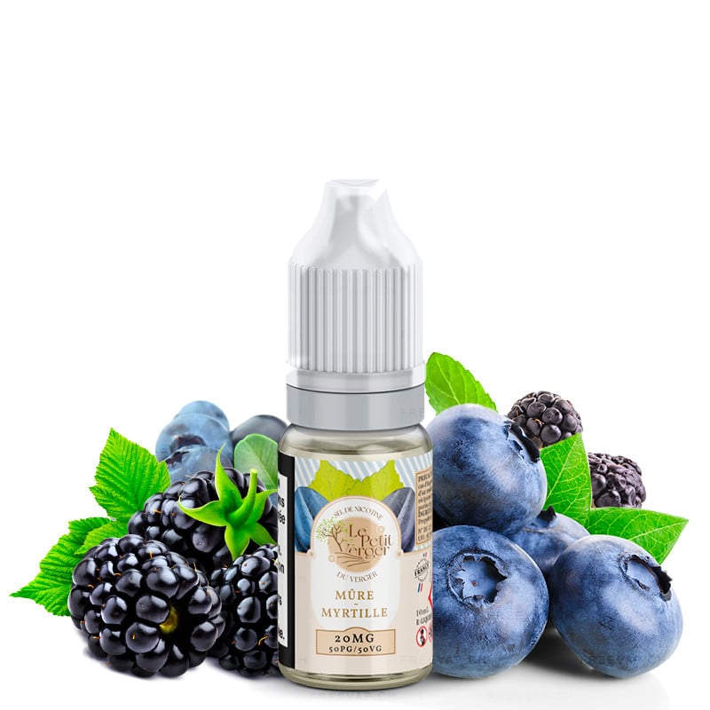 E-liquid Blackberry Blueberry - Nicotine salts - Le Petit Verger