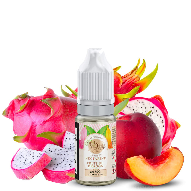 E-liquid Nectarine Dragon Fruit - Nicotine salts - Le Petit Verger