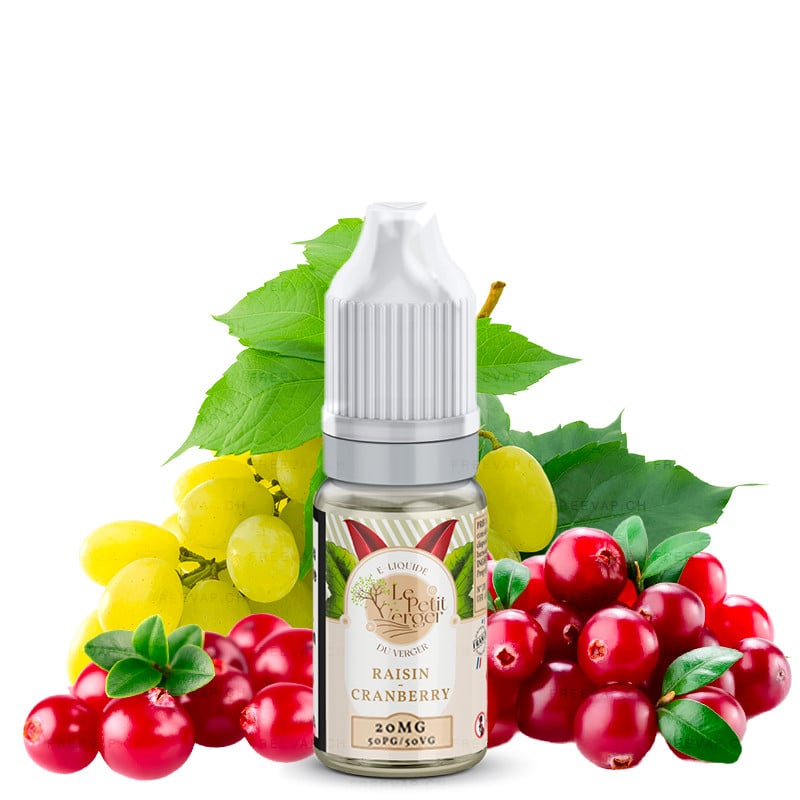 E-liquid Grape Cranberry - Nicotine salts - Le Petit Verger