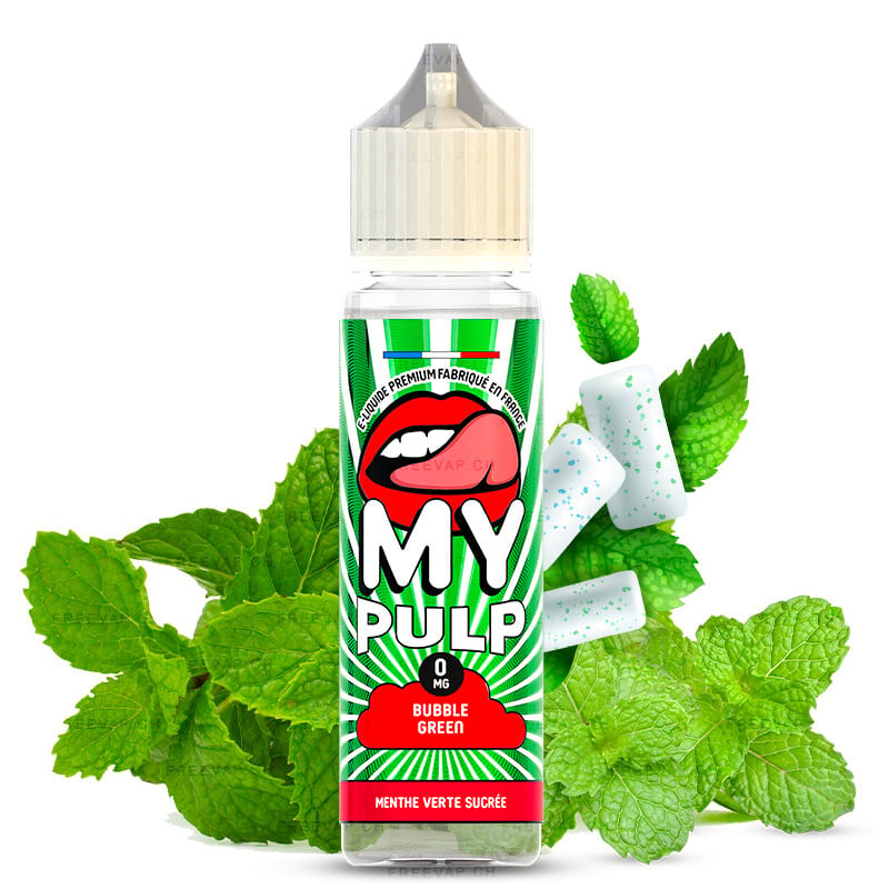 E-liquide Bubble Green My Pulp format shortfill