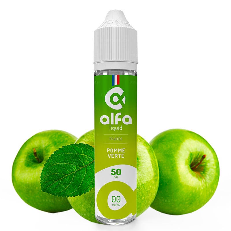 E-Liquid Green Apple - Fruity - Alfa | 50ml