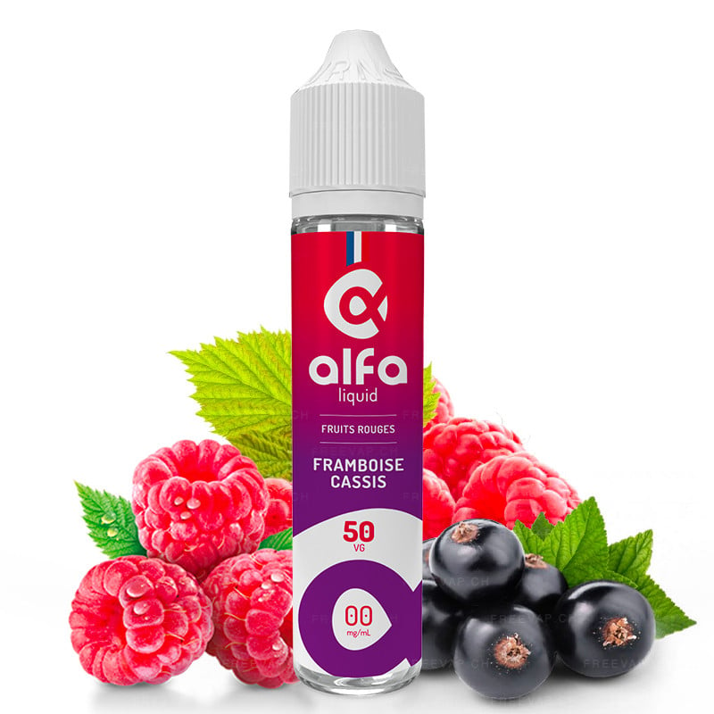 E-Liquid Himbeere Schwarze Johannisbeere - Rote Früchte - Alfa | 50ml