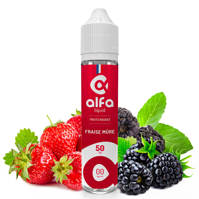 E-Liquid Erdbeere Brombeere - Rote Früchte - Alfa | 50ml