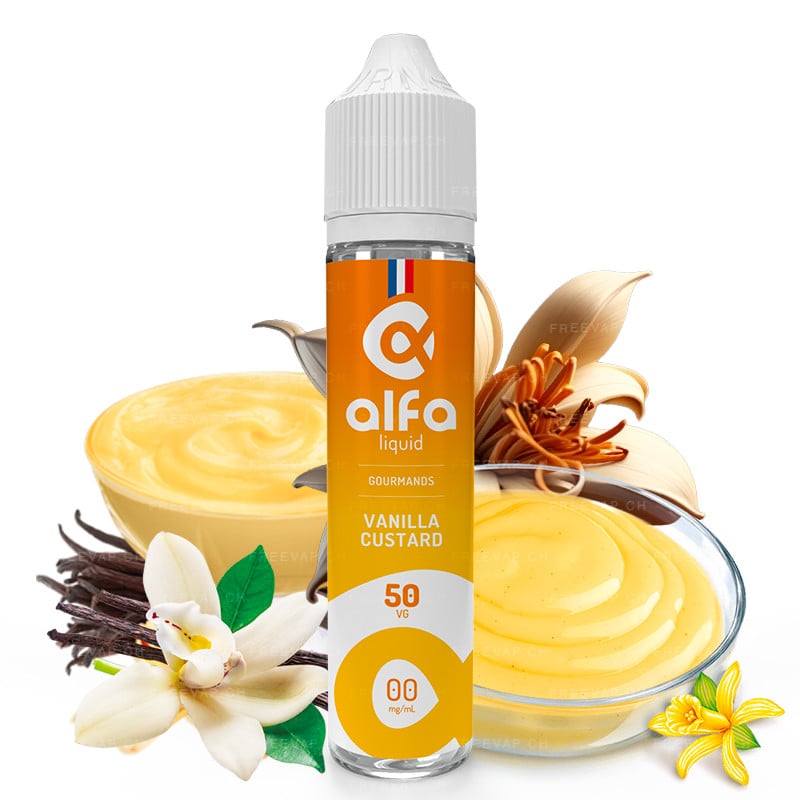 E-liquid Vanilla Custard - Gourmets - Alfa | 50ml